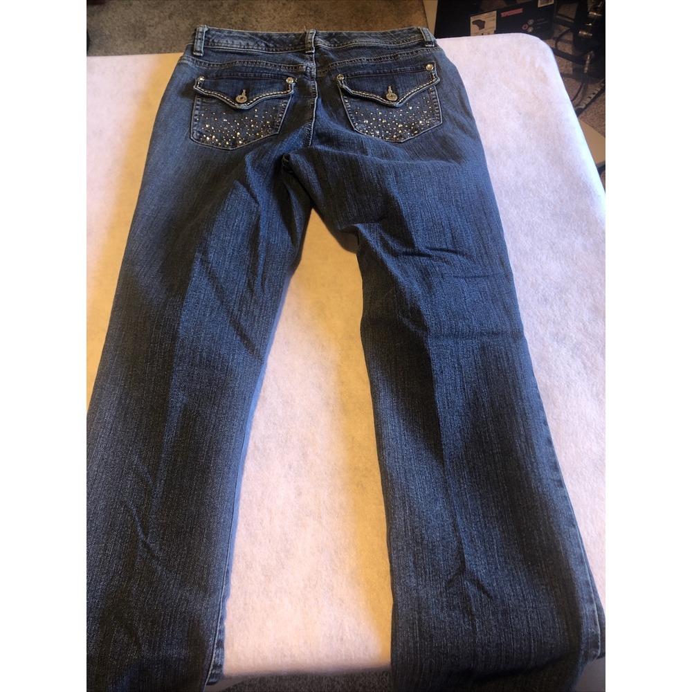 Style & Co Denim jeans Womens Size 4 Curvy Tummy Control Modern Boot Inseam 31 - Picture 8 of 12
